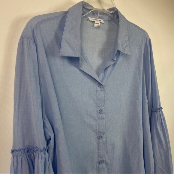 BEACHLUNCHLOUNGE Collection Blouse Button front XL - Picture 4 of 9